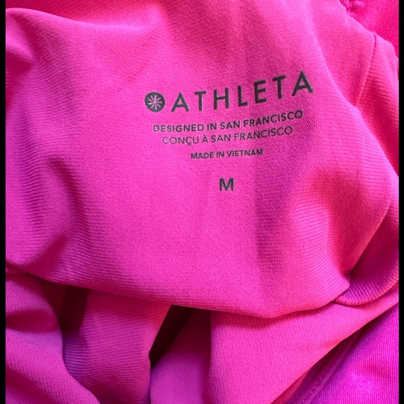 NWT Athleta Seychelles Magenta Pink One Piece Swimsuit Size Medium - Picture 13 of 15